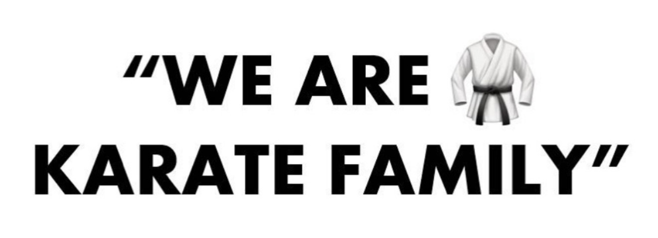 We are Karate Family